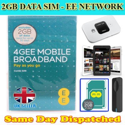 2GB EE Preloaded Data Sim