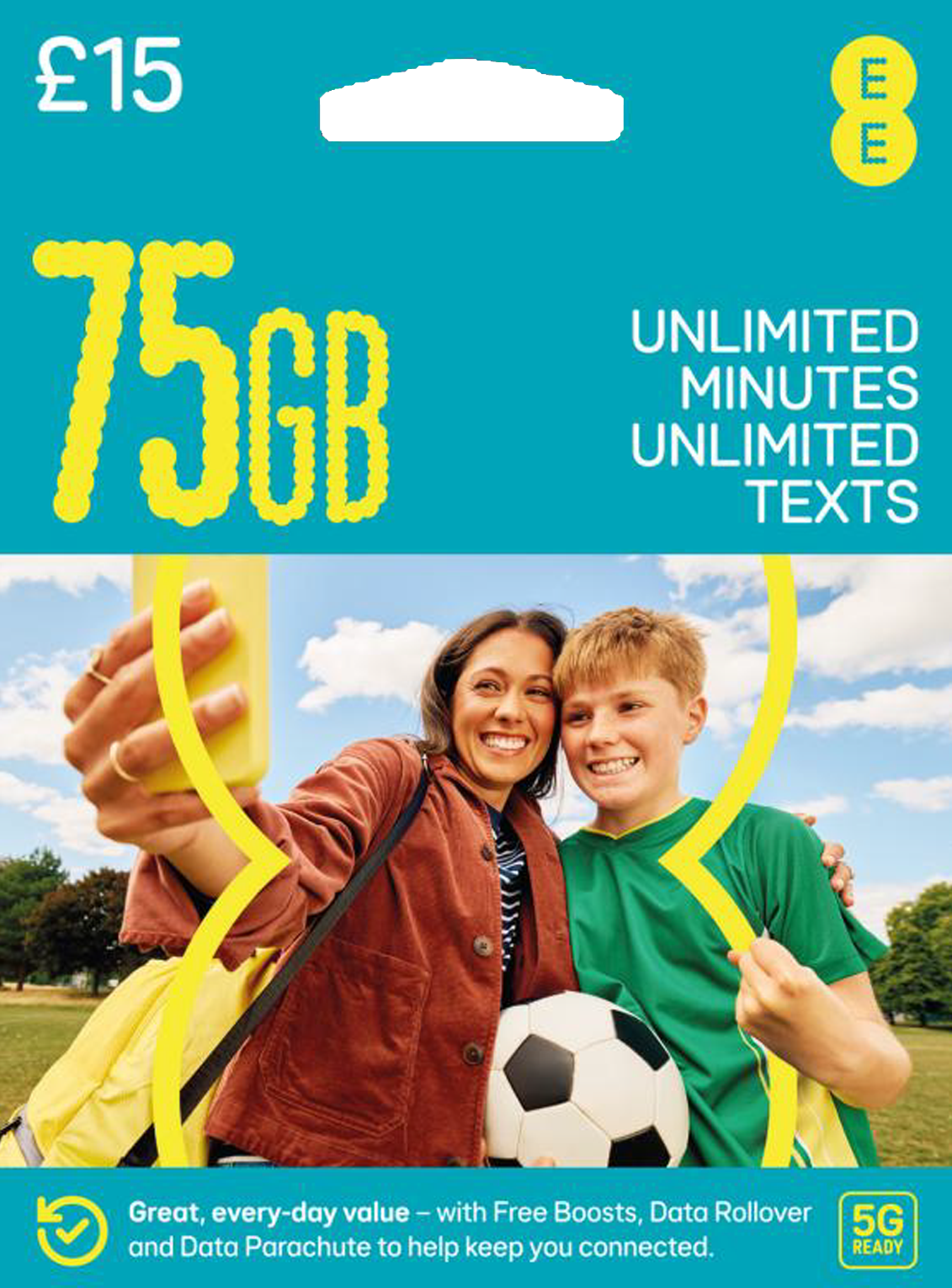 EE £15 Bundle 75GB Data